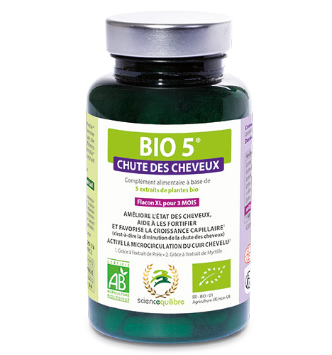 BIO 5 CHUTE DES CHEVEUX (pilulier)