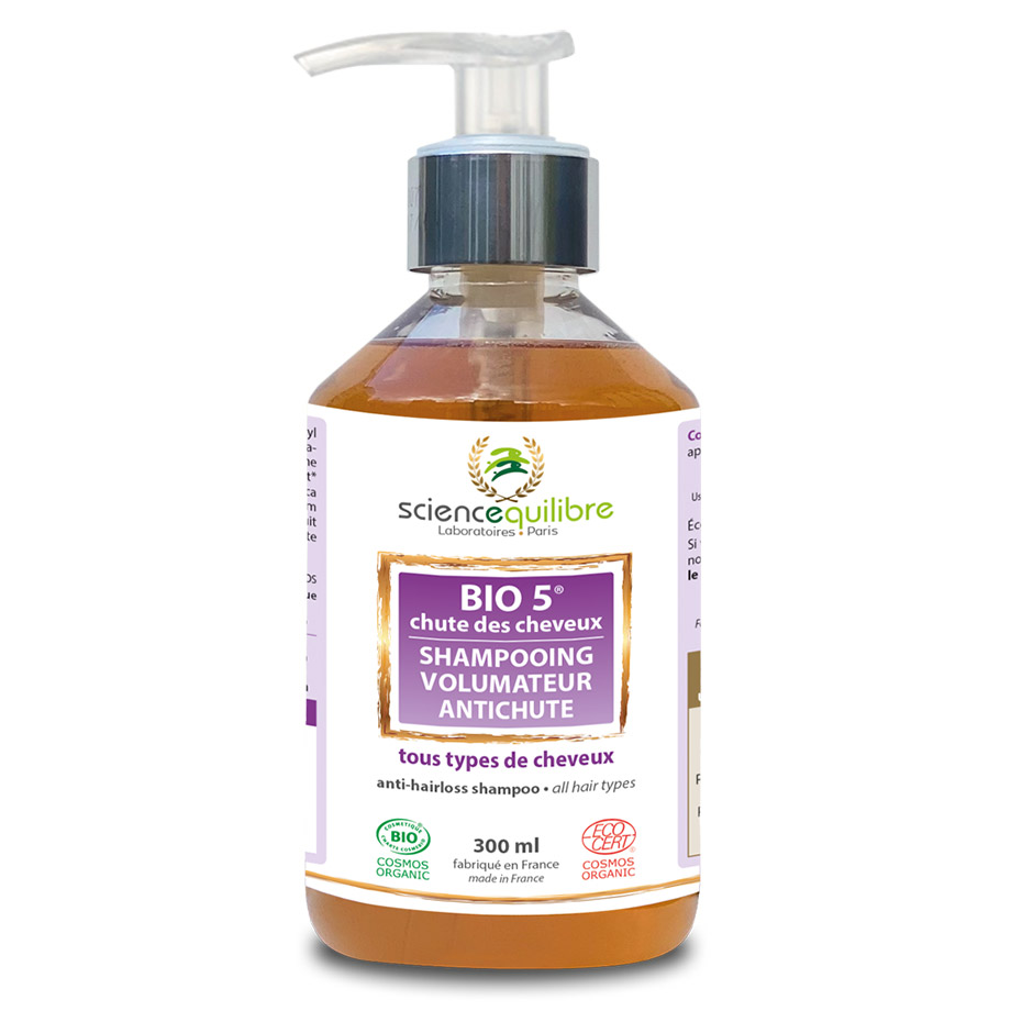BIO 5  Shampooing antichute de cheveux bio  Science & Équilibre